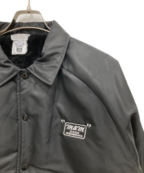 ANRIVALED by UNRIVALED（アンライバルド）ANRIVALED by UNRIVALED (アンライバルド) M&M (エムアンドエム) 裏ボアコーチジャケット ブラック サイズ:XLの古着・服飾アイテム