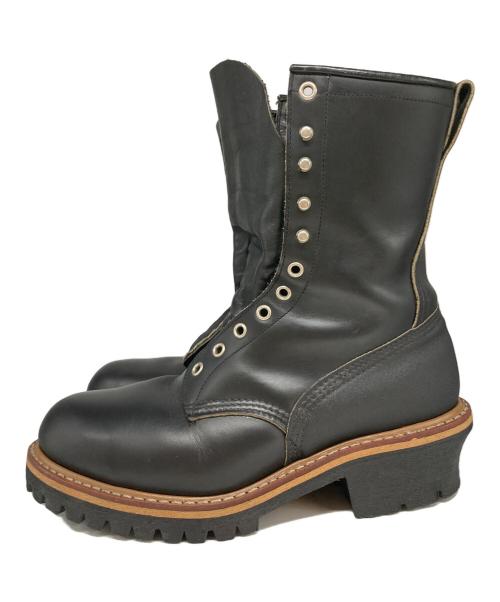 RED WING（レッドウィング）RED WING (レッドウィング) ロガーブーツ ブラック サイズ:9Dの古着・服飾アイテム