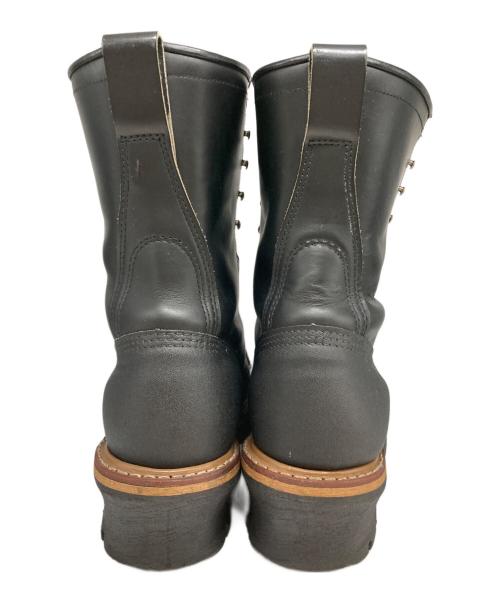 RED WING（レッドウィング）RED WING (レッドウィング) ロガーブーツ ブラック サイズ:9Dの古着・服飾アイテム