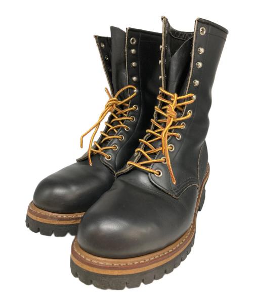 RED WING（レッドウィング）RED WING (レッドウィング) ロガーブーツ ブラック サイズ:9Dの古着・服飾アイテム