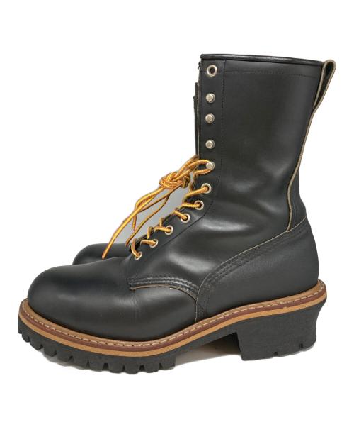 RED WING（レッドウィング）RED WING (レッドウィング) ロガーブーツ ブラック サイズ:9Dの古着・服飾アイテム