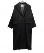 RIM.ARKリムアーク）の古着「Recyclewool over CTロングコート」｜ブラック