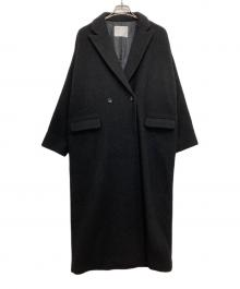 RIM.ARK（リムアーク）の古着「Recyclewool over CTロングコート」｜ブラック