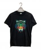 KENZOケンゾー）の古着「タイガープリントTシャツ」｜ブラック