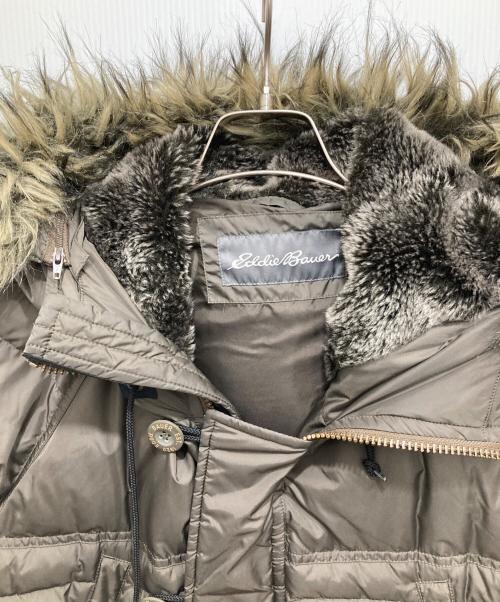 Eddie Bauer（エディーバウアー）Eddie Bauer (エディーバウアー) ダウンジャケット カーキ サイズ:Mの古着・服飾アイテム