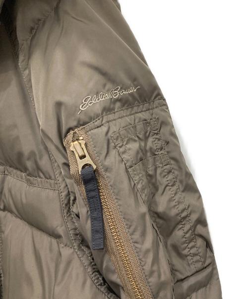 Eddie Bauer（エディーバウアー）Eddie Bauer (エディーバウアー) ダウンジャケット カーキ サイズ:Mの古着・服飾アイテム