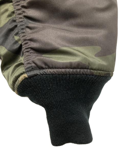 ALPHA（アルファ）ALPHA (アルファ) AH MURDERZ (アームターズ) MA-1フライトジャケット カーキ サイズ:Lの古着・服飾アイテム