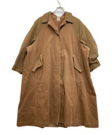 UNGRID（アングリッド）の古着「コーデュロイコンビステンカラーコート」｜ブラウン