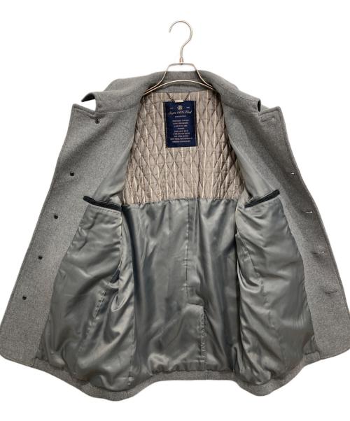 nano・universe（ナノ・ユニバース）nano・universe (ナノ・ユニバース) Super140’sシングルPコート グレー サイズ:Mの古着・服飾アイテム