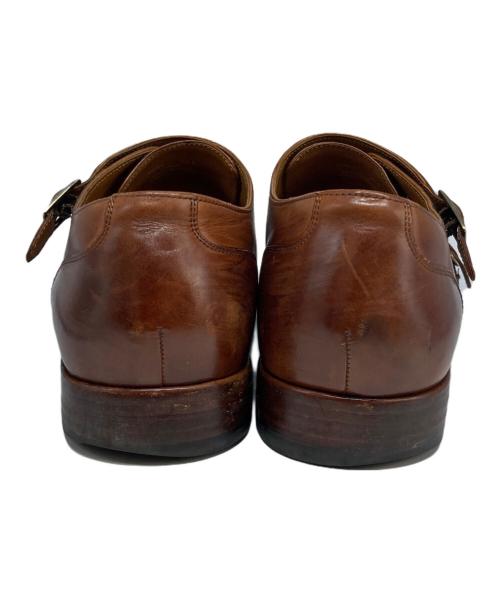 COLE HAAN（コールハーン）COLE HAAN (コールハーン) グラマシーダブルモンクレザーシューズ ブラウン サイズ:7 2/1の古着・服飾アイテム