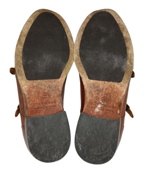 COLE HAAN（コールハーン）COLE HAAN (コールハーン) グラマシーダブルモンクレザーシューズ ブラウン サイズ:7 2/1の古着・服飾アイテム
