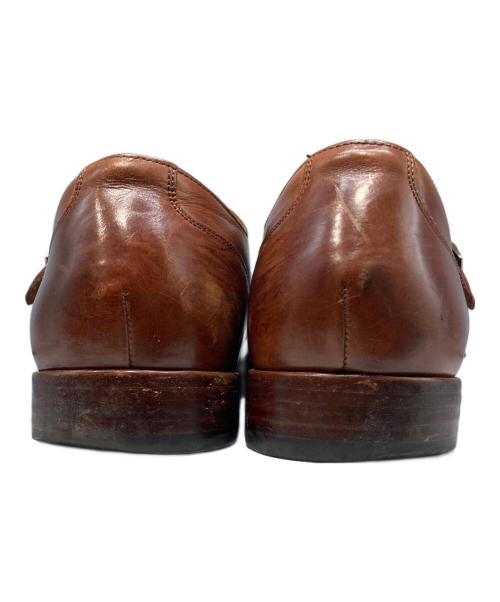 COLE HAAN（コールハーン）COLE HAAN (コールハーン) グラマシーダブルモンクレザーシューズ ブラウン サイズ:7 2/1の古着・服飾アイテム
