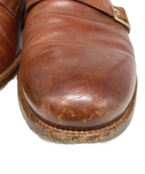 COLE HAAN（コールハーン）COLE HAAN (コールハーン) グラマシーダブルモンクレザーシューズ ブラウン サイズ:7 2/1の古着・服飾アイテム
