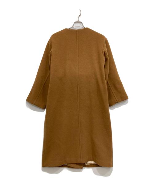 JOHN SMEDLEY（ジョンスメドレー）JOHN SMEDLEY (ジョンスメドレー) ノーカーラーコート ブラウン サイズ:1の古着・服飾アイテム