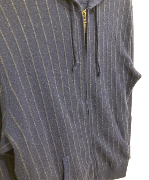 RALPH LAUREN（ラルフローレン）RALPH LAUREN (ラルフローレン) カシミヤジップパーカー ネイビー サイズ:Mの古着・服飾アイテム
