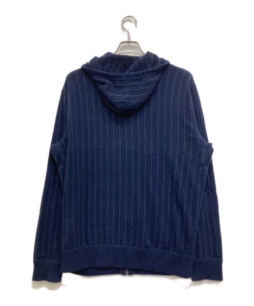 RALPH LAUREN（ラルフローレン）RALPH LAUREN (ラルフローレン) カシミヤジップパーカー ネイビー サイズ:Mの古着・服飾アイテム