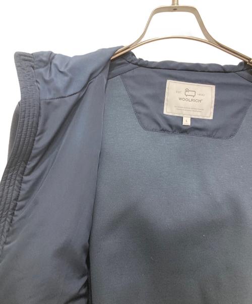 WOOLRICH（ウールリッチ）WOOLRICH (ウールリッチ) 異素材ドッキング中綿パーカー ネイビー サイズ:Lの古着・服飾アイテム