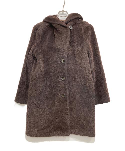 MaxMara（マックスマーラ）MaxMara (マックスマーラ) アルパカコート ブラウン サイズ:36の古着・服飾アイテム