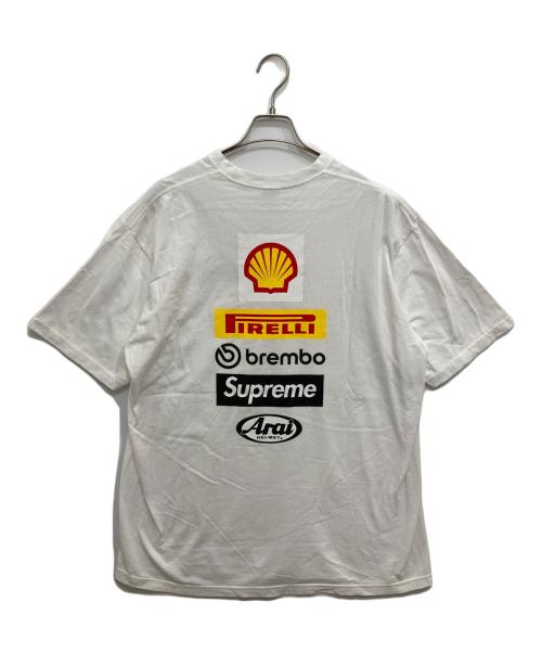 SUPREME（シュプリーム）Supreme (シュプリーム) Ducati Logos Tee ホワイト サイズ:XLの古着・服飾アイテム