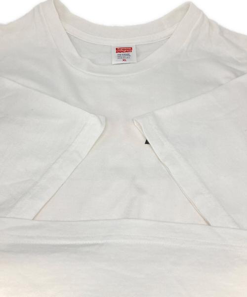 SUPREME（シュプリーム）Supreme (シュプリーム) Ducati Logos Tee ホワイト サイズ:XLの古着・服飾アイテム