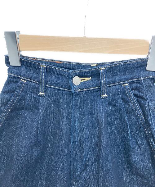 LEE（リー）LEE (リー) ハイウェストワイドデニムパンツ インディゴ サイズ:XSの古着・服飾アイテム