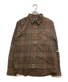 MOUNTAIN HARD WEAR（マウンテンハードウェア）の古着「チェックシャツ」｜ブラウン