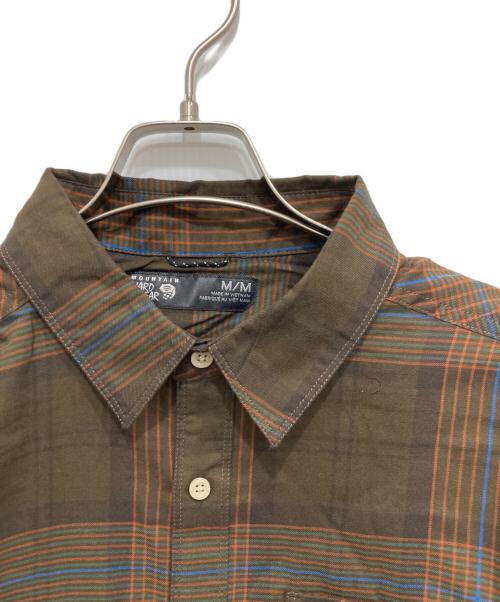 MOUNTAIN HARD WEAR（マウンテンハードウェア）MOUNTAIN HARD WEAR (マウンテンハードウェア) チェックシャツ ブラウン サイズ:M 未使用品の古着・服飾アイテム