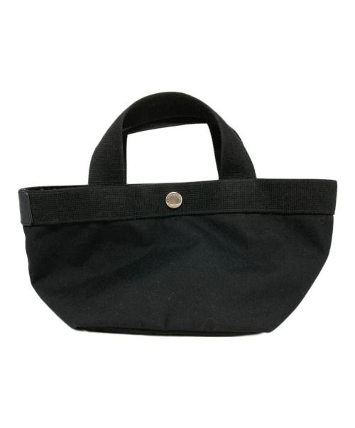 Herve Chapelier（エルベシャプリエ）Herve Chapelier (エルベシャプリエ) 舟形ミニハンドバッグ ブラックの古着・服飾アイテム