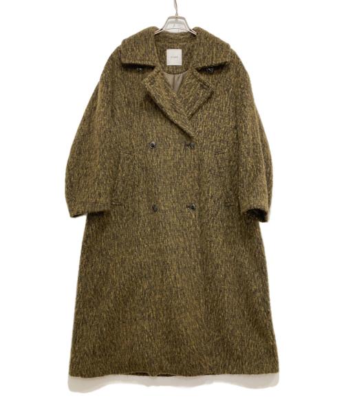 CLANE（クラネ）CLANE (クラネ) MIX SHAGGY LADY COAT カーキ サイズ:1の古着・服飾アイテム