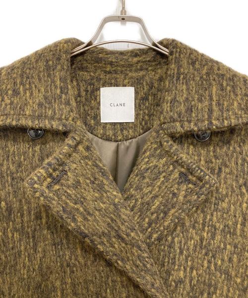 CLANE（クラネ）CLANE (クラネ) MIX SHAGGY LADY COAT カーキ サイズ:1の古着・服飾アイテム