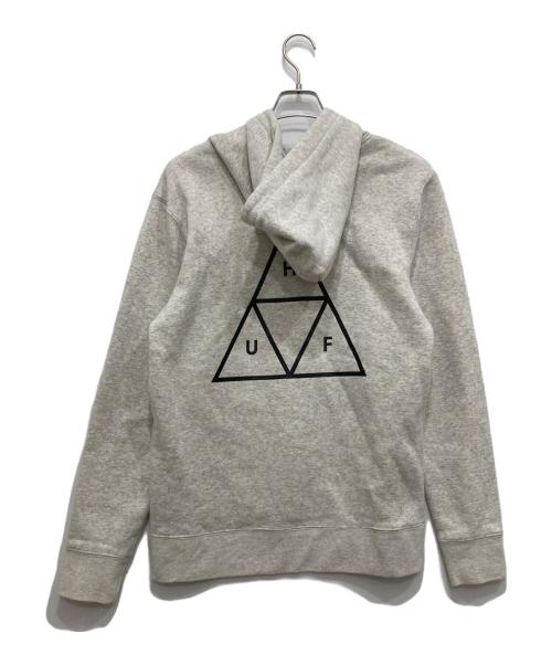 HUF（ハフ）HUF (ハフ) トリプルトライアングルプルオーバーフーディー グレー サイズ:Mの古着・服飾アイテム