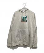 HUFハフ）の古着「BOOKEND P/O HOODIE」｜グレー