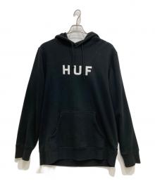 HUF（ハフ）の古着「ロゴパーカー」｜ブラック