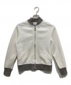 THE NORTHFACE PURPLELABELザ・ノースフェイス パープルレーベル）の古着「COOLMAX MOUNTAIN SWEAT JACKET」｜ホワイト×グレー