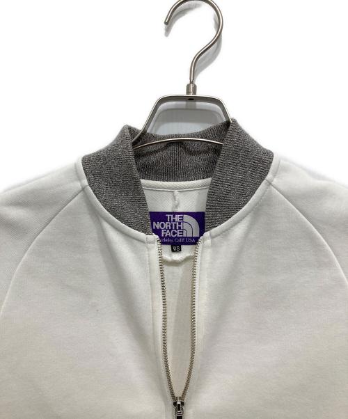 THE NORTHFACE PURPLELABEL（ザ・ノースフェイス パープルレーベル）THE NORTHFACE PURPLELABEL (ザ・ノースフェイス パープルレーベル) COOLMAX MOUNTAIN SWEAT JACKET ホワイト×グレー サイズ:WSの古着・服飾アイテム