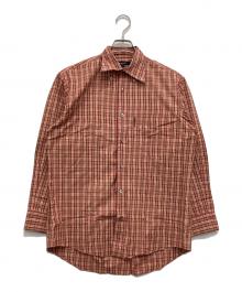 BURBERRY LONDON（バーバリーロンドン）の古着「チェックシャツ」｜レッド