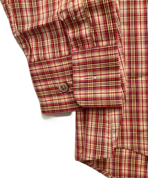 BURBERRY LONDON（バーバリーロンドン）BURBERRY LONDON (バーバリーロンドン) チェックシャツ レッド サイズ:Mの古着・服飾アイテム
