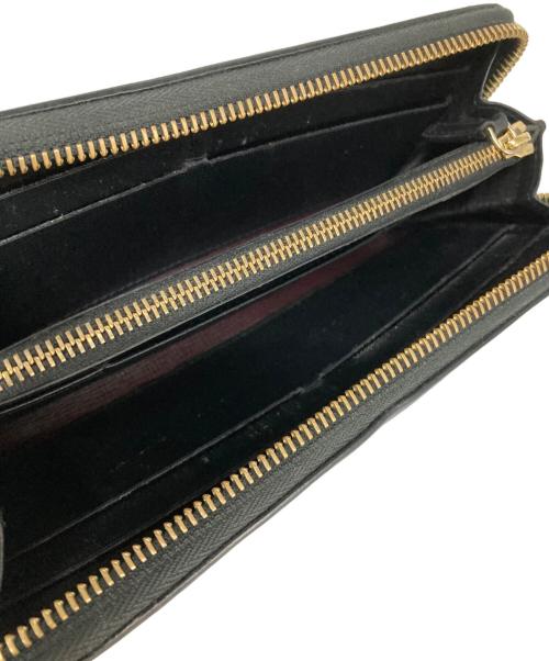 dunhill（ダンヒル）dunhill (ダンヒル) ラウンドファスナー長財布 ブラックの古着・服飾アイテム