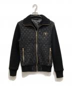 DOLCE & GABBANAドルチェ＆ガッバーナ）の古着「キルティング&ニット切替ジャケット」｜ブラック