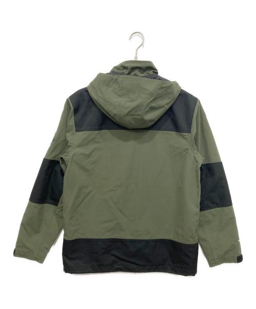 Eddie Bauer（エディーバウアー）Eddie Bauer (エディーバウアー) マウンテンパーカー カーキ×ブラック サイズ:Sの古着・服飾アイテム