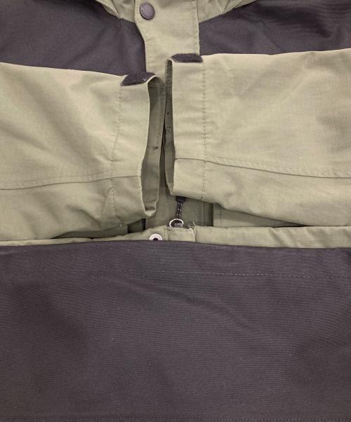 Eddie Bauer（エディーバウアー）Eddie Bauer (エディーバウアー) マウンテンパーカー カーキ×ブラック サイズ:Sの古着・服飾アイテム