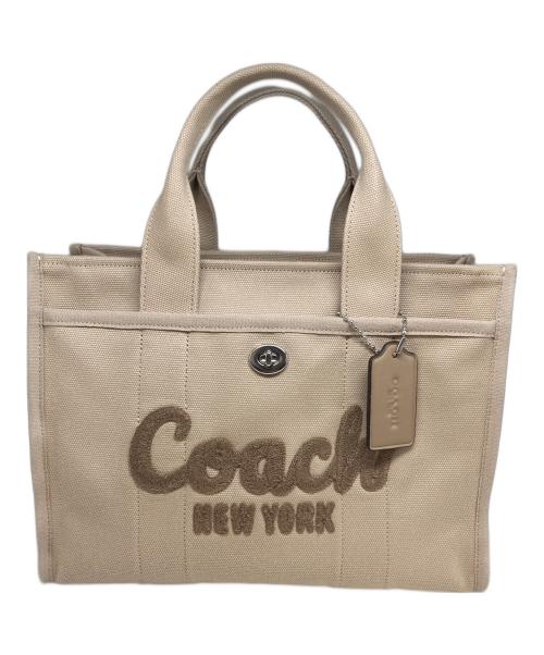COACH（コーチ）COACH (コーチ) カーゴ トート ベージュの古着・服飾アイテム