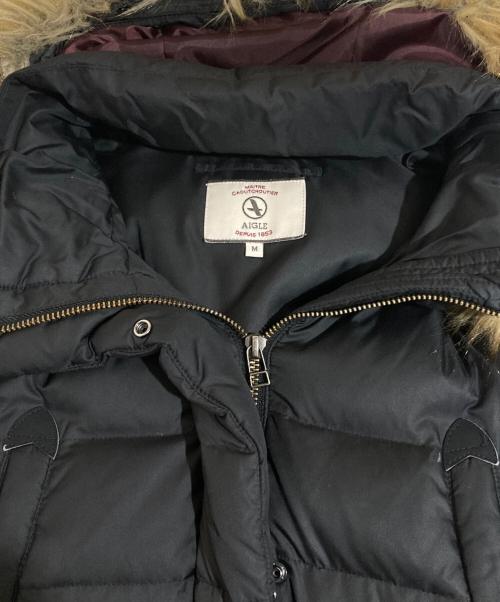 AIGLE（エーグル）AIGLE (エーグル) ダウンコート ブラック サイズ:Mの古着・服飾アイテム