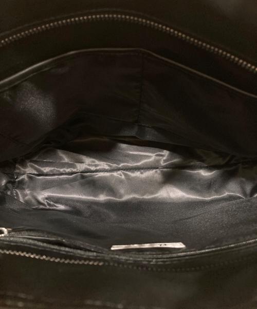 TK TAKEO KIKUCHI（ティーケー タケオキクチ）TK TAKEO KIKUCHI (ティーケー タケオキクチ) サフィアーノトートバッグ ブラックの古着・服飾アイテム