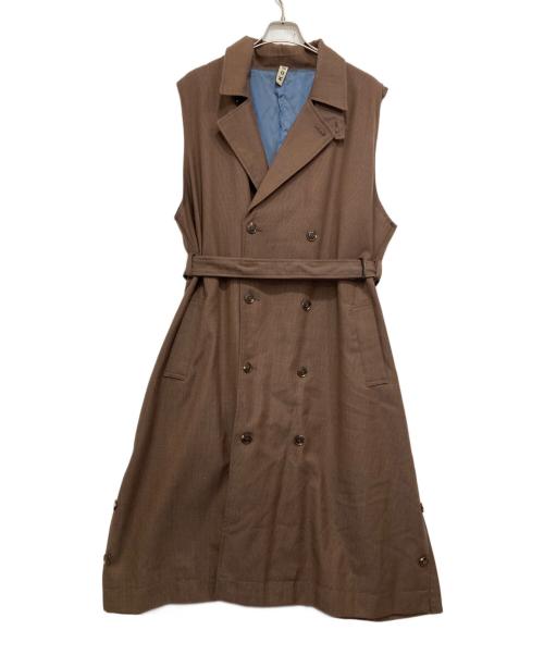 kooi（コーイ）KOOI (コーイ) 3WAY レイヤードトレンチコート ブラウン サイズ:2の古着・服飾アイテム