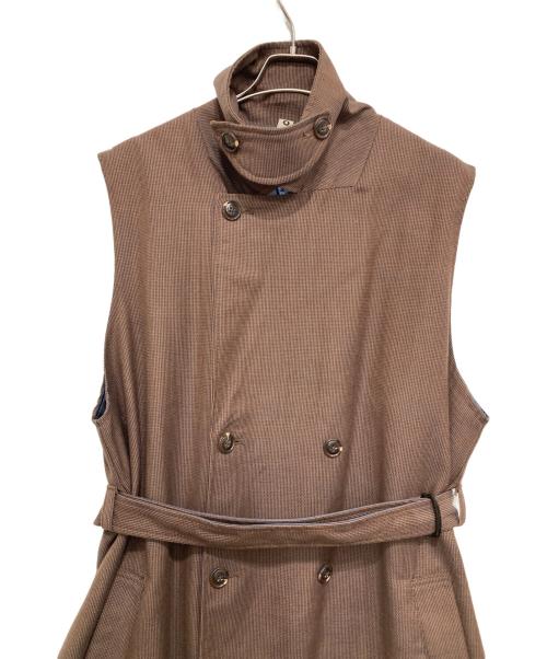 kooi（コーイ）KOOI (コーイ) 3WAY レイヤードトレンチコート ブラウン サイズ:2の古着・服飾アイテム