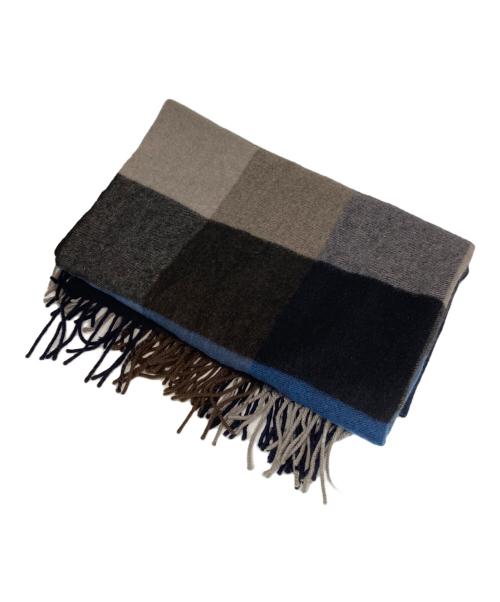 PAUL SMITH（ポールスミス）Paul Smith (ポールスミス) カシミヤ混マフラー ネイビーの古着・服飾アイテム