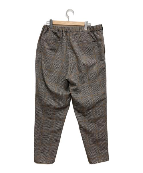 Graphpaper（グラフペーパー）Graphpaper (グラフペーパー) GLENCHECK WOOL COOK PANTS グレー サイズ:Fの古着・服飾アイテム