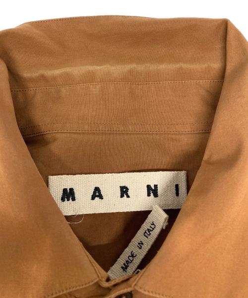 MARNI（マルニ）MARNI (マルニ) カラーブロックシャツ ブラウン サイズ:50の古着・服飾アイテム