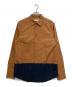 MARNI（マルニ）の古着「カラーブロックシャツ」｜ブラウン
